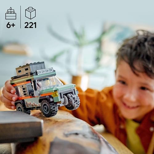 LEGO City Off-Road 4x4 Mountain Truck Toy Set - Building Vehicle Playset for Kids 6+ 4