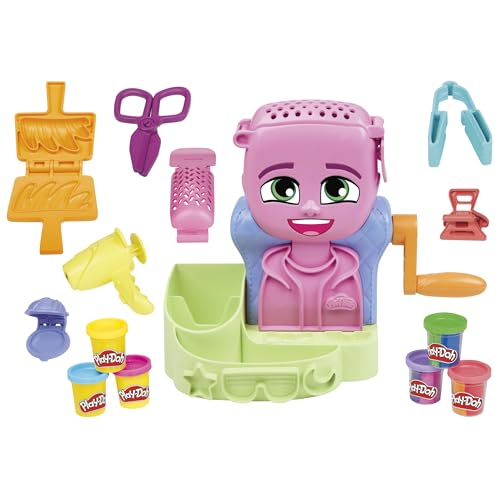 Play-Doh Hair Stylin' Salon Playset - Creative Styling Fun for Ages 3+