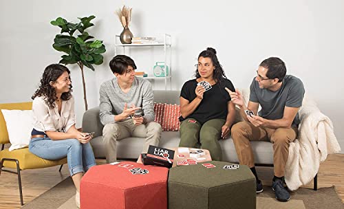 LIAR LIAR – Das Spiel der Wahrheiten und Lügen – Familienfreundliches Kartenspiel für alle Altersgruppen