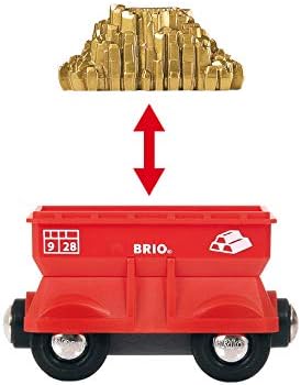 BRIO Crane and Mountain Tunnel Train Set with Sound Features for Kids 3