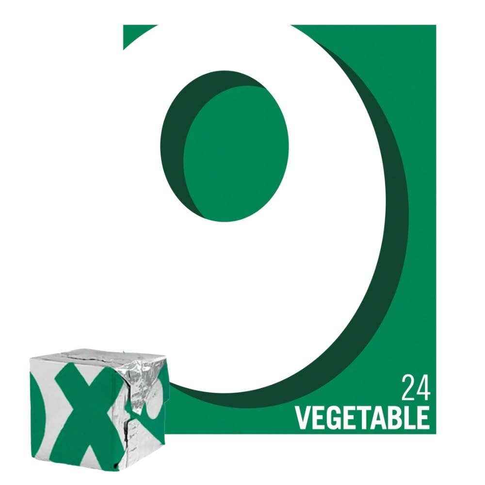 OXO Vegetable Stock Cubes - Full-Flavour, Plant-Based & Vegan | 24 Pack | 142g