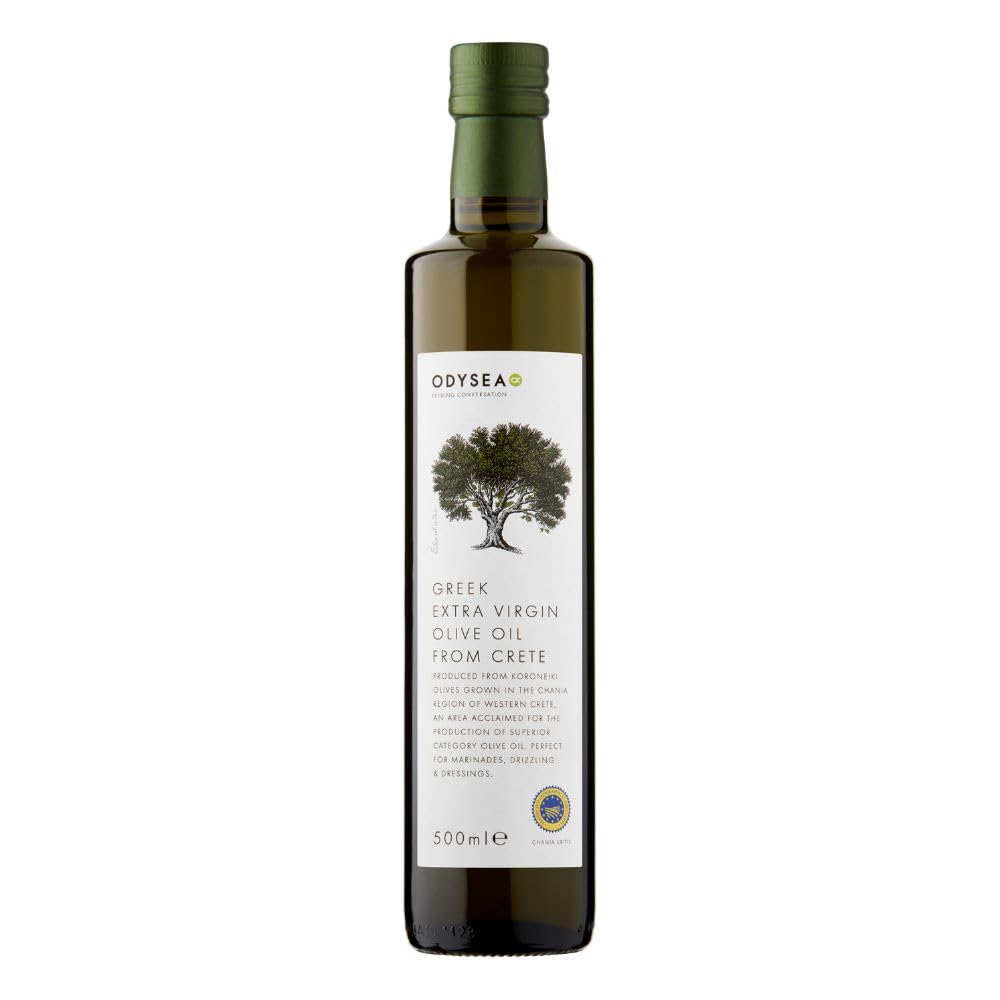 Odysea PGI Extra Virgin Olive Oil, Chania, Glass Bottle, 500ml 1
