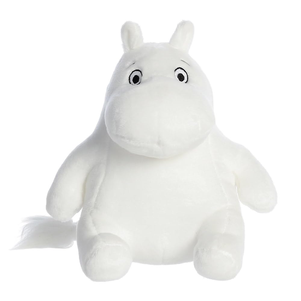 Aurora Moomin 8" White Soft Toy (Model 12585) - Suitable from Birth