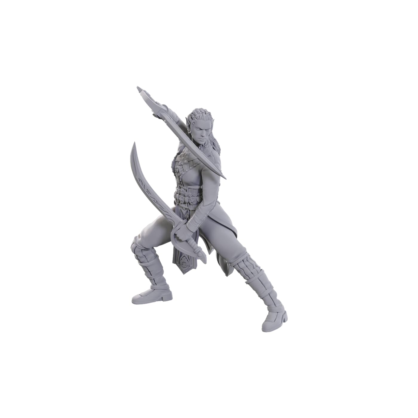 WizKids D&D Nolzur's Marvelous Miniatures: Jaheira & Halsin Special Edition Baldur's Gate 3 | 2 Figures | Unpainted Plastic