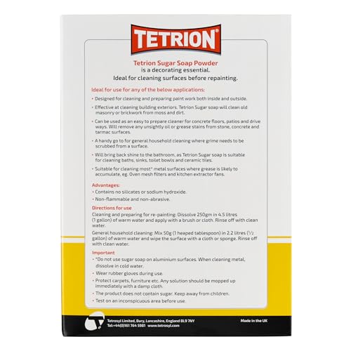 Tetrion Sugar Soap Powder 1.5kg - All-Purpose Cleaning Powder 4
