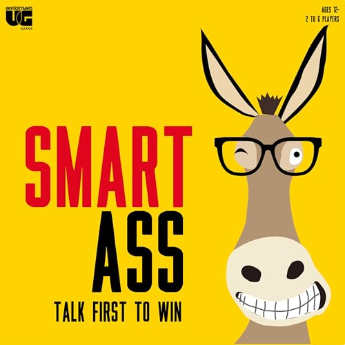 University Games Smart Ass Board Game | Ages 12+ | 2-8 Players | New Questions Edition 2