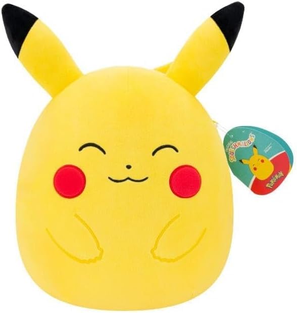 Squishmallows Pikachu Pokémon Plush Toy - 25 cm Tall | Classic Edition | Ultra Soft 1