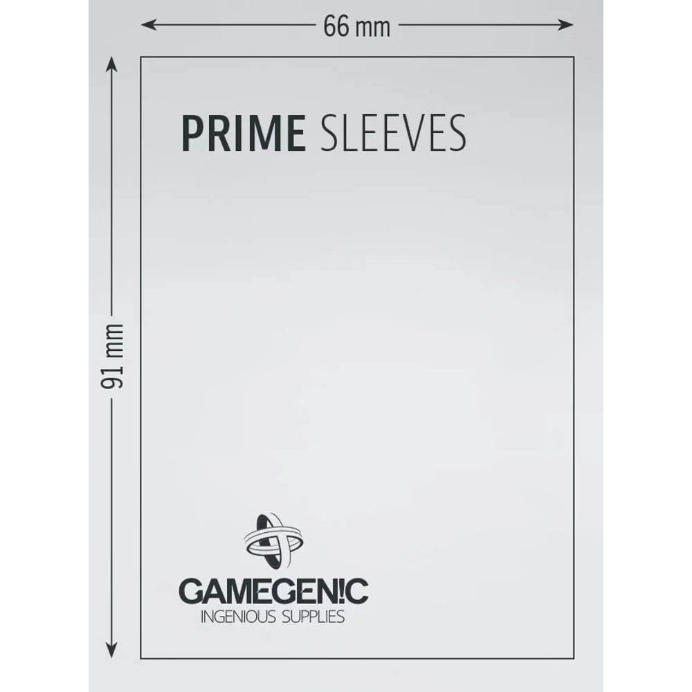 Gamegenic Prime Sleeves (100-Pack) Lime – TCG Card Protection for Magic: The Gathering, Pokémon, Yu-Gi-Oh! 2