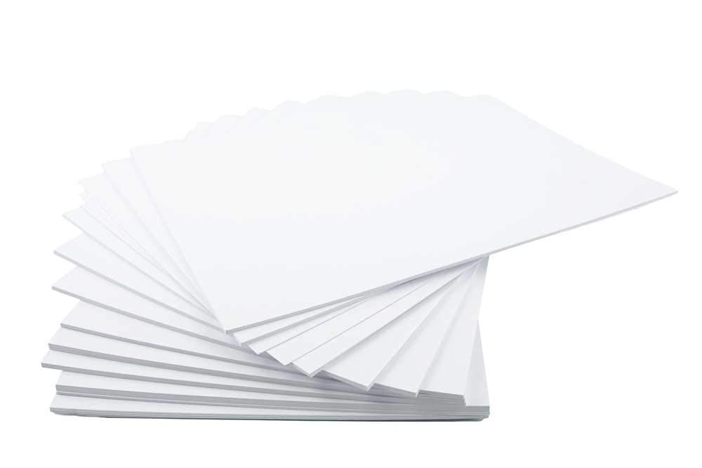 House of Card & Paper White A4 Card Stock - 300 gsm, 100 Sheets | Double Sided Smooth Finish