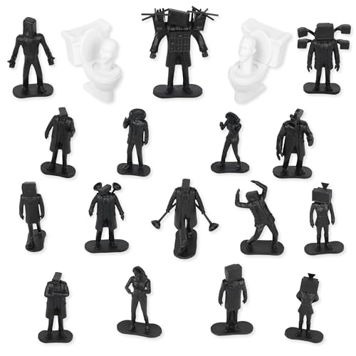 Skibidi Toilet Battle Bucket - 20-Piece Collectible Action Figure Playset for Kids 8+ 6