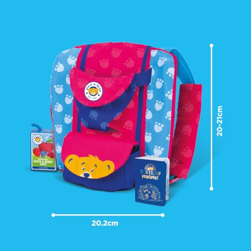 Casdon Build-A-Bear Workshop Pawfect Adventure Toy Bear Carrier - Multi-Way Carry | Ages 3+