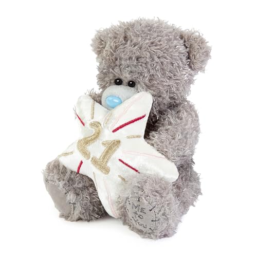 Me To You Bear Tatty Teddy 21st Birthday Plush Bear | 15cm High | Polyester 4