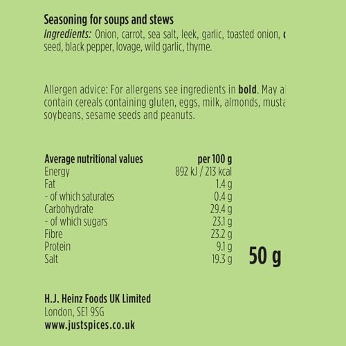 Just Spices - Soup & Stew Allrounder Seasoning Mix, 50g 8
