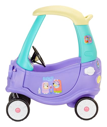 little tikes Bluey Grannies Car Coupe with 2 Accessories | Ages 3-5 | Foot-to-Floor Ride-On 14