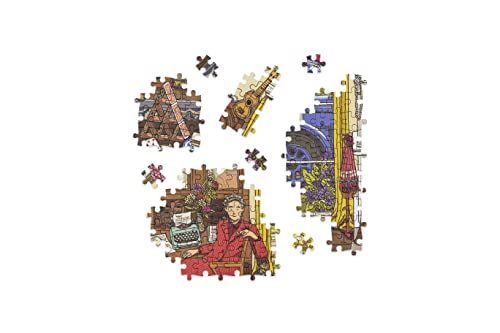 The World of Agatha Christie - 1000-Piece Jigsaw Puzzle Featuring Poirot, Miss Marple & Classic Mysteries 6