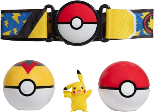 Pokémon Clip ‘N’ Go Belt Set - Pikachu Battle Figure with Poké & Level Balls 10
