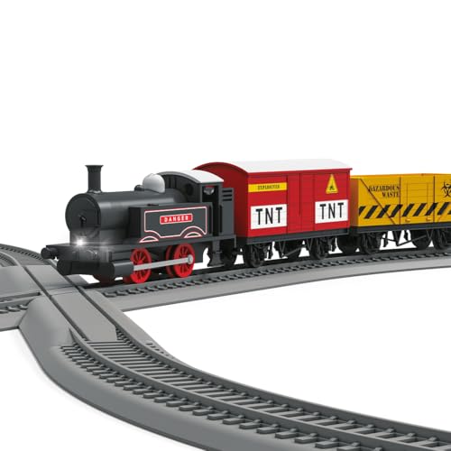 Hornby R9361M Playtrains Steam Goods Express Train Set - Rechargeable Remote-Controlled Train Set for Kids 7