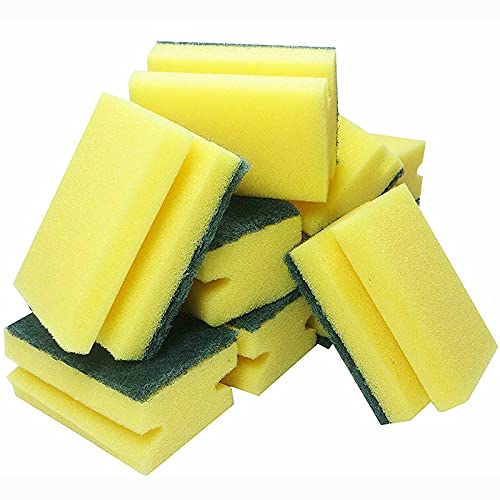 HomeSmith Heavy Duty Scrub Sponges - Dual-Sided Dishwashing & Cleaning | Pack of 20 3