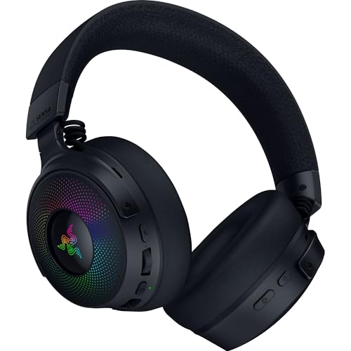 Razer Kraken V4 Pro - Wireless Gaming Headset with OLED Control Hub, THX Spatial Audio, HyperSpeed & Bluetooth | Black 13