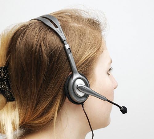Logitech H111 Wired Stereo Headset with Noise-Cancelling Microphone and 3.5 mm Jack for PC, Mac, Laptop, Smartphone, Tablet - Black 3