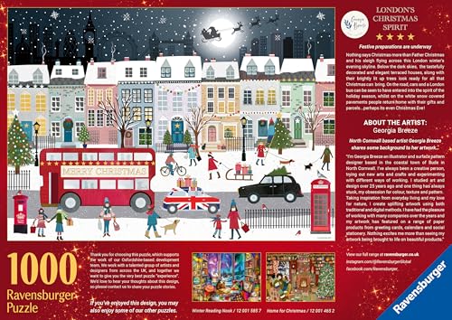 Ravensburger - London's Christmas Spirit 1000 Piece Jigsaw Puzzle 5