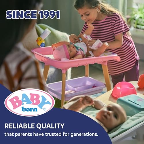 BABY born Push-Along Berta Doll Ride-On Toy | Adjustable Handlebar | Rattling Wheels | For 36cm & 43cm Dolls 10