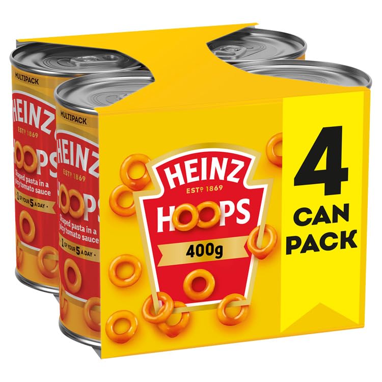 Heinz Spaghetti Hoops in Tomato Sauce (4x400g) 1
