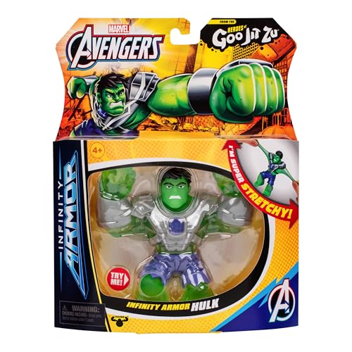 Heroes of Goo Jit Zu Infinity Armor Hulk Stretchy Action Figure | 4.5 Inches 3