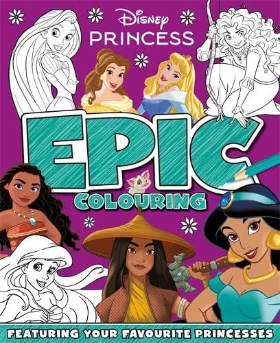 Autumn Disney Princess Epic Colouring Book | Ages 3-10 | Paperback