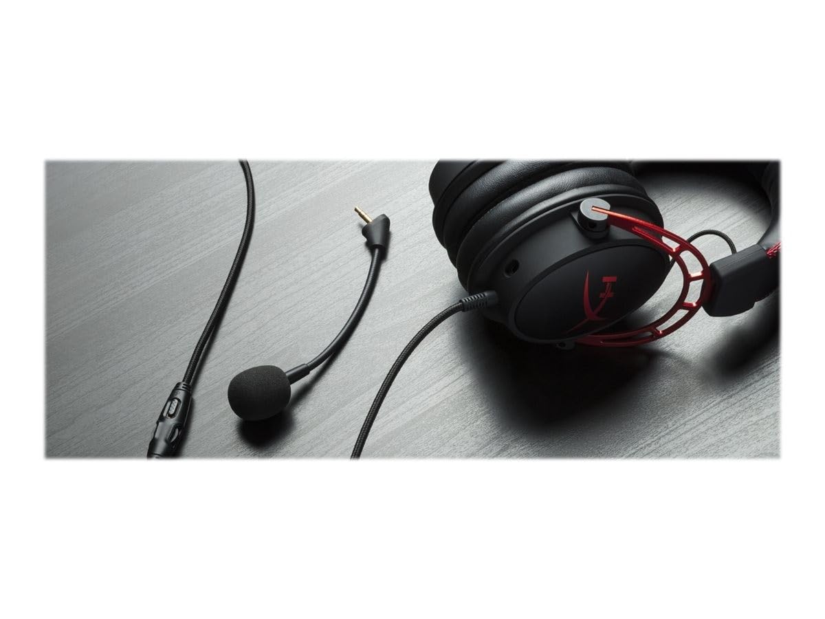 HyperX Cloud Alpha Gaming Headset with Dual Chamber Drivers, Detachable Noise-Cancellation Mic, Compatible with PS5, Xbox Series X|S, PC 10