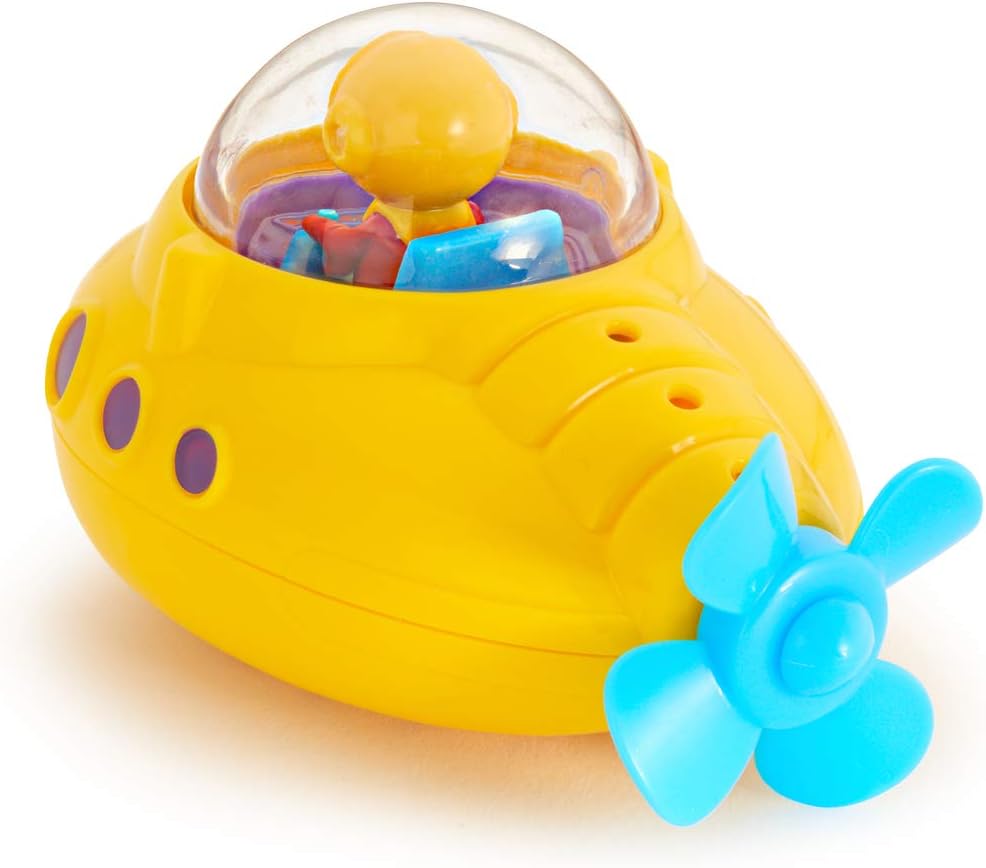 Munchkin Undersea Explorer Bath Toy - Fun Yellow Submarine for Toddlers 12M+ 2