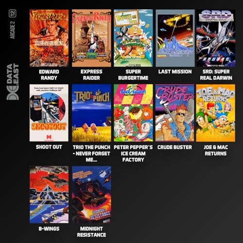 Evercade Data East Arcade 2 - Evercade Cartridge 9