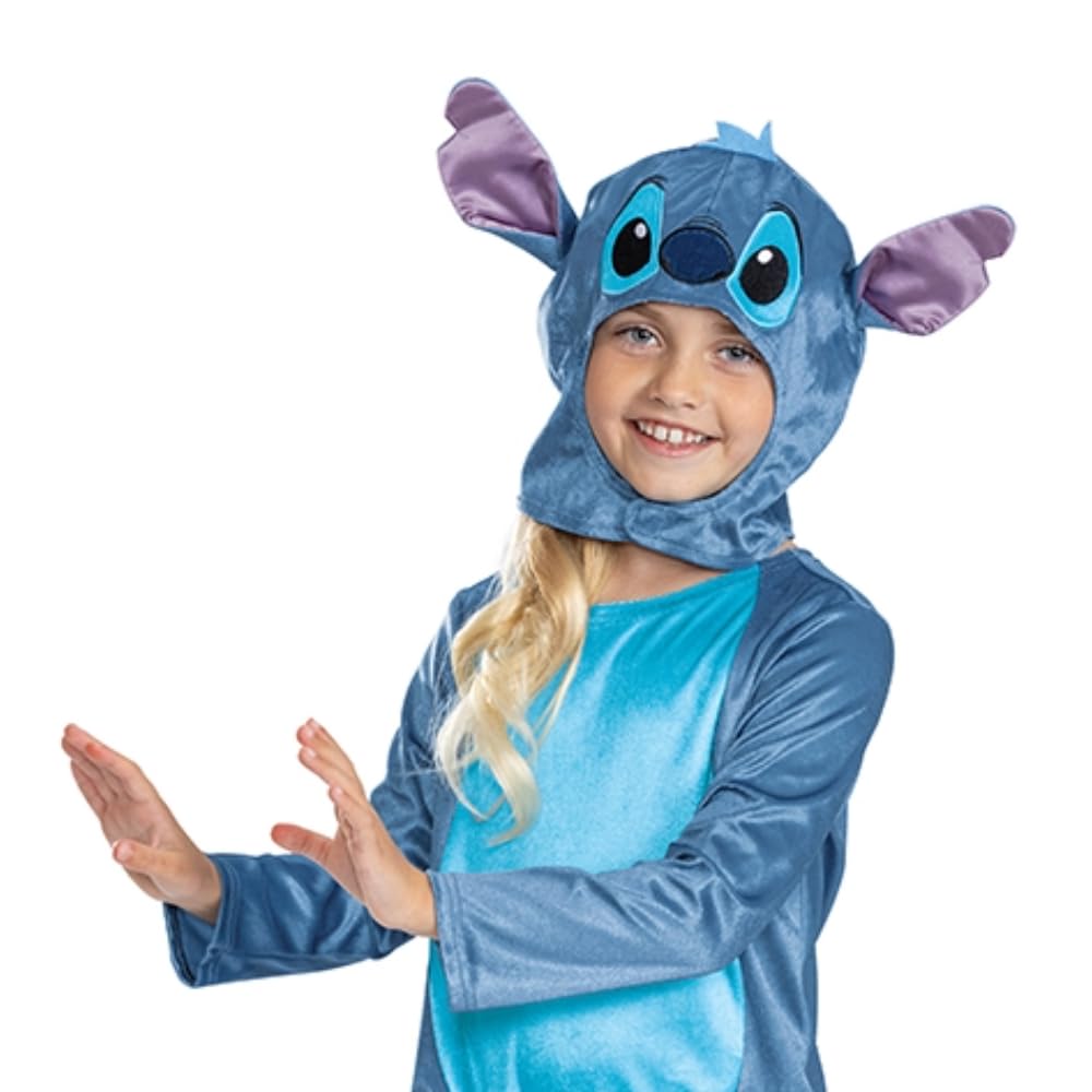 Disguise Disney Stitch Costume - Kids Fancy Dress for Ages 4-6