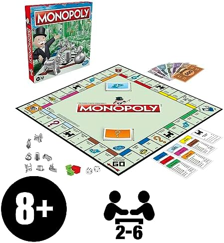 Monopoly Classic Board Game for 2-6 Players 2
