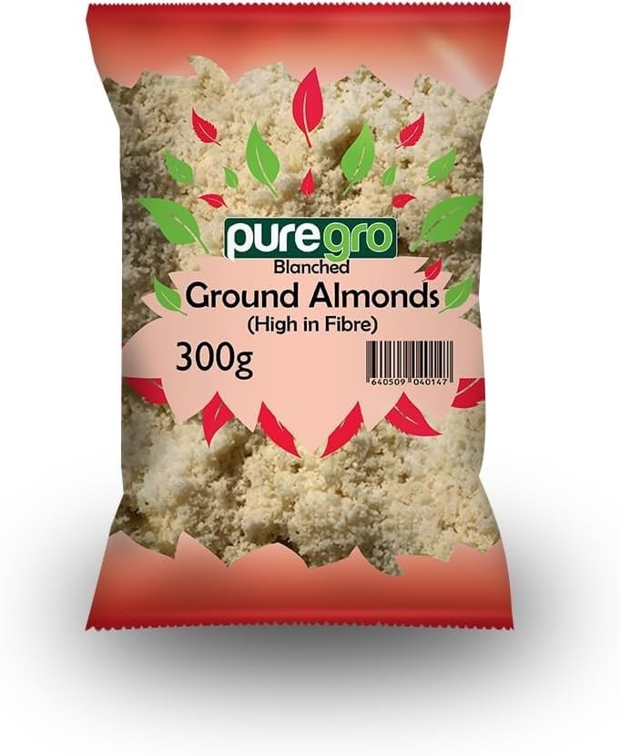 Puregro Blanched Ground Almonds 300g 4