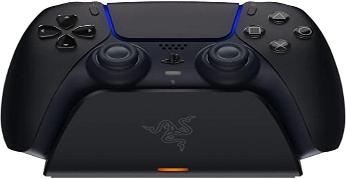 Razer Universal Quick Charging Stand for PlayStation 5 DualSense Controller - Midnight Black