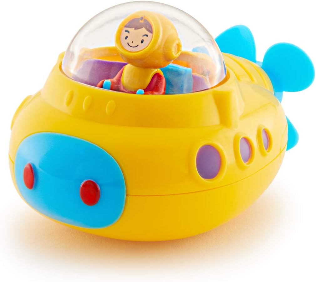 Munchkin Undersea Explorer Bath Toy - Fun Yellow Submarine for Toddlers 12M+ 1