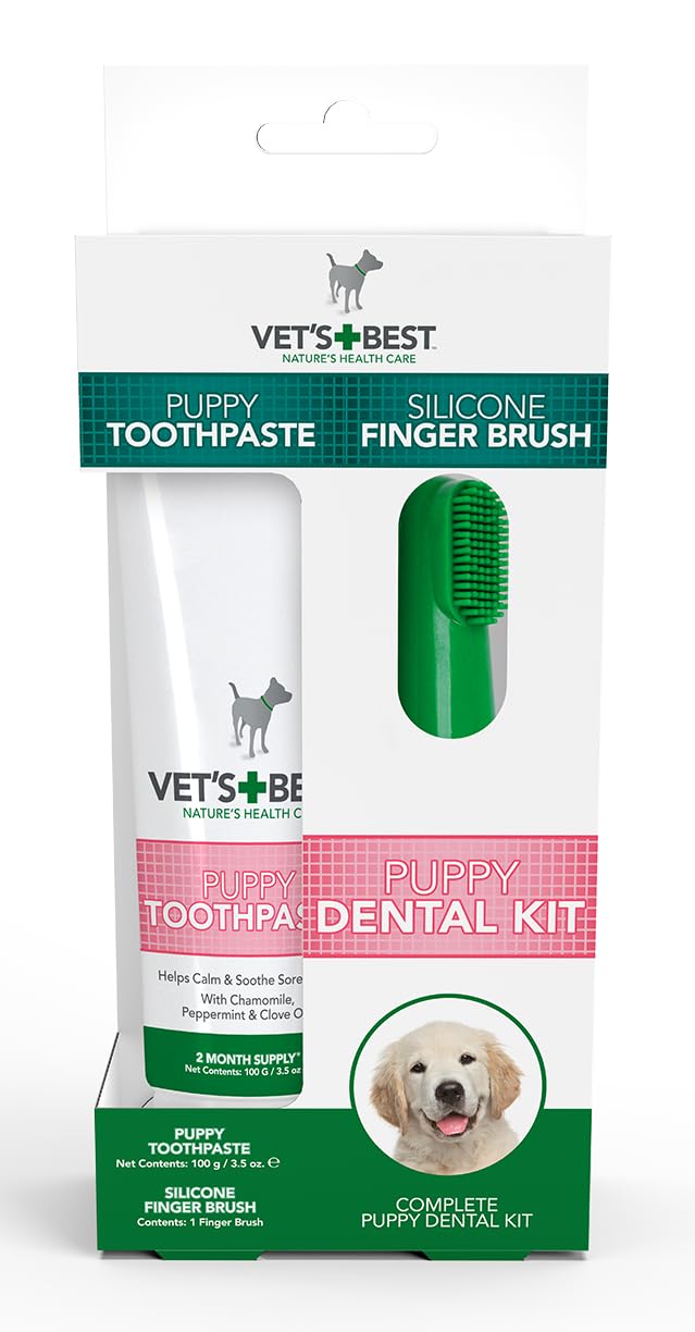 Vet's Best Puppy Dental Gel Toothpaste - Cleans Teeth & Freshens Breath | 100 g 1