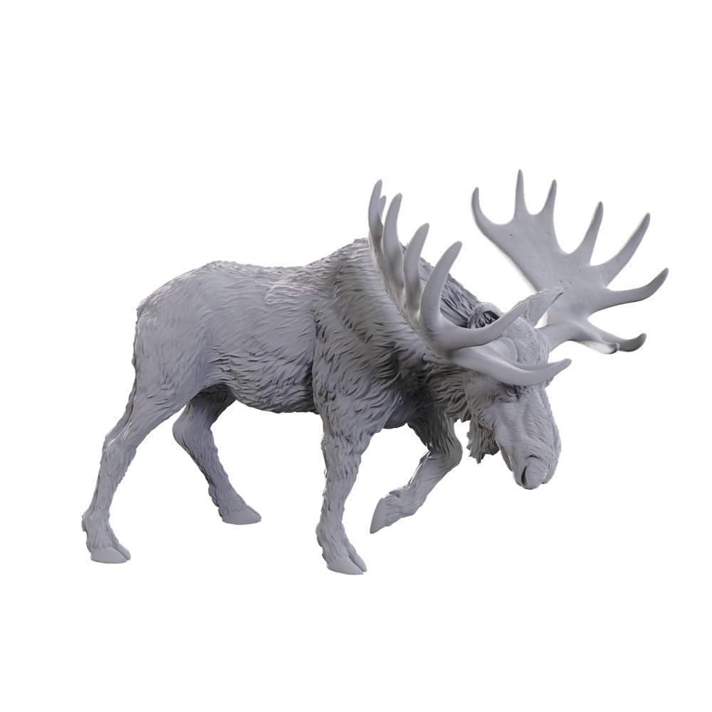 WizKids Deep Cuts Miniatures - Wave 25 Bull Moose | Unpainted Plastic Figure 2