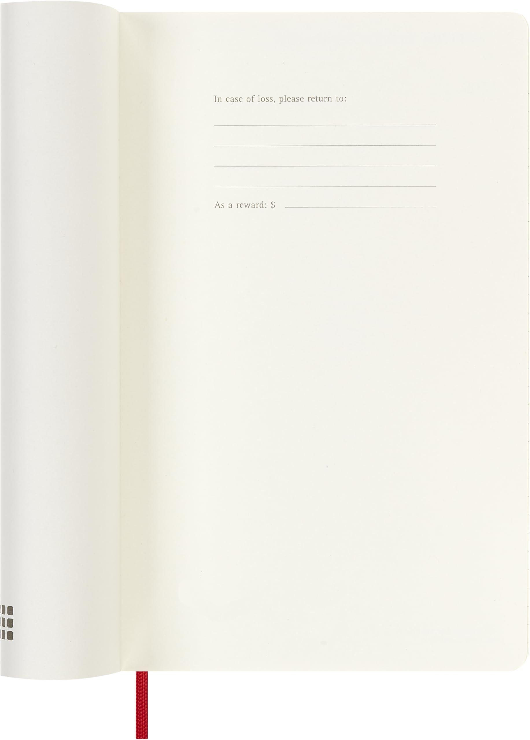 Moleskine 18-Month Weekly Planner 2026-2027 Large Scarlet Red | Ruled Notes Page | Flexibound 3