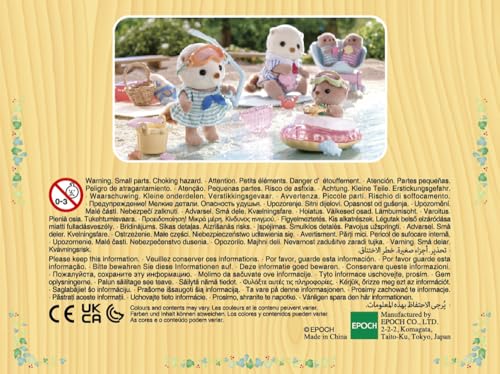 EPOCH Sylvanian Families Sea Otter Sisters Splashy Snorkel Set | Ages 3+ | 10 Pieces 3