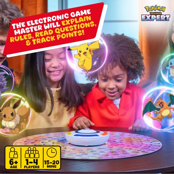 BEAR FACED GAMES Pokemon Trainer Expert - Guess the Pokemon | Age 6+ | 1-4 Players | 15-20 Min Playtime