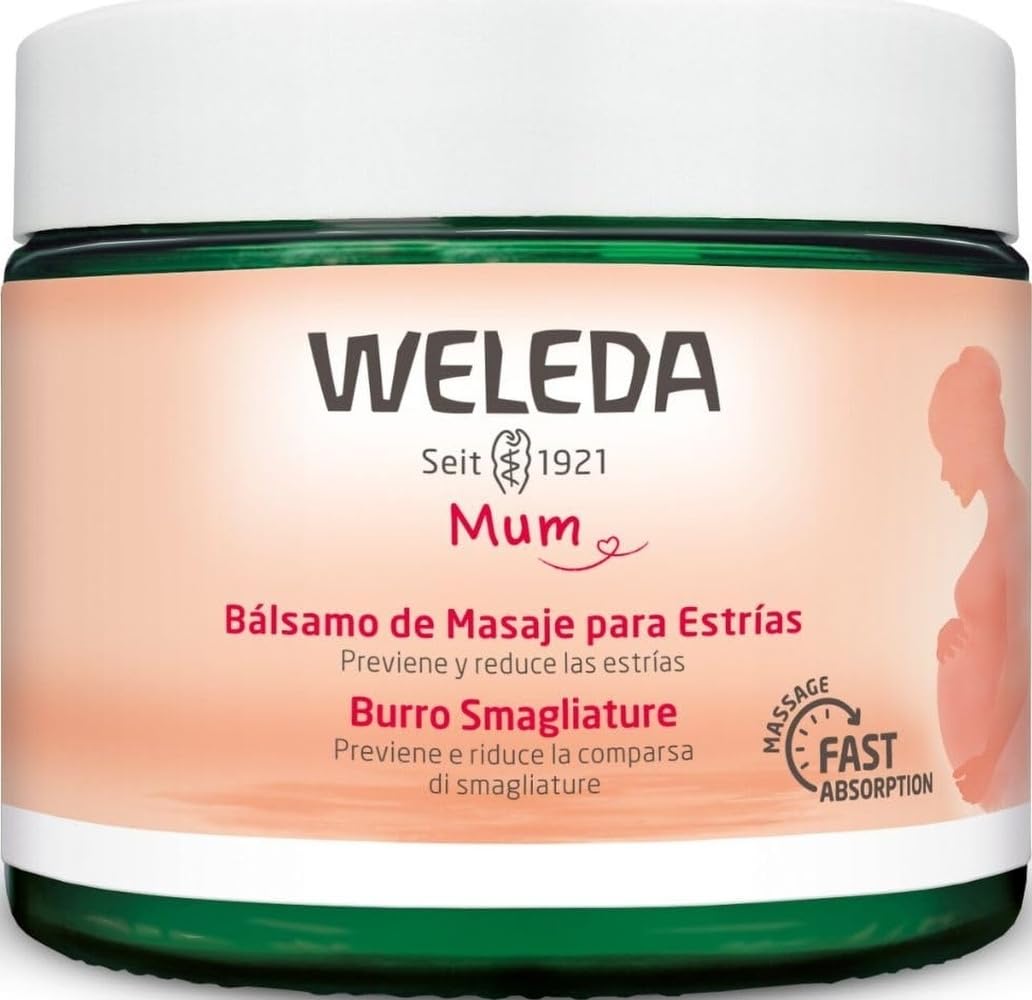 WELEDA Organic Mama Pregnancy Body Butter - Prevents & Reduces Stretch Marks, Improves Elasticity | 150 ml