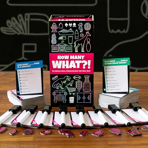 USAopoly How Many What?! Hilarious Party Game of Ridiculous Comparisons 8