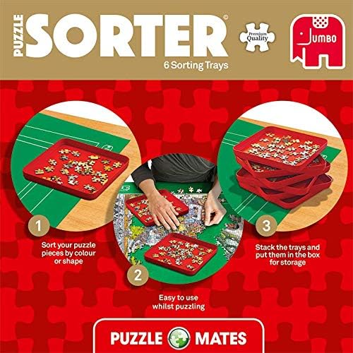 Jumbo Puzzle Mates Sorting Tray - 6-Pack Puzzle Accessory for Organizing Jigsaw Pieces 2