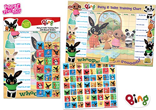 Bing Potty & Training Reward Chart with 56 Reusable Stickers - Ages 3-6 15