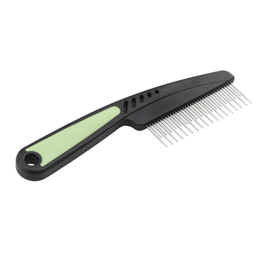 Ferplast Cat Comb Gro 5794 - Rotating Teeth for Dead Hair Removal | Plastic Handle | M Size