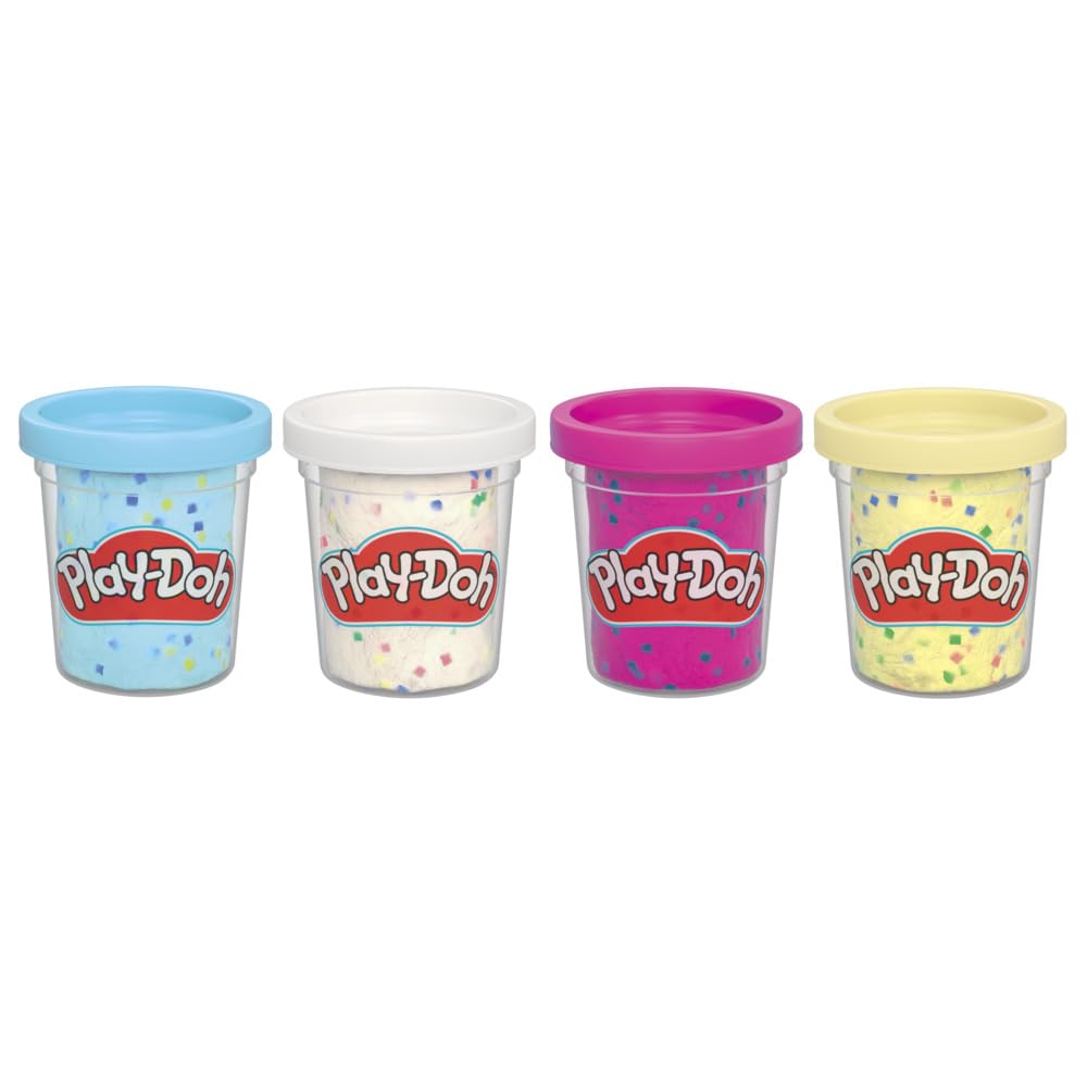 Play-Doh 4 Pack Confetti Compound - Creative Play for Ages 2+ 8