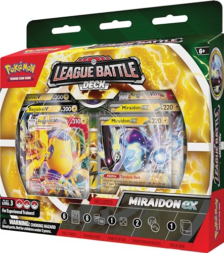 Pokémon TCG: Miraidon ex League Battle Deck | Ready-to-Play 60-Card Deck | Age 6+ 3