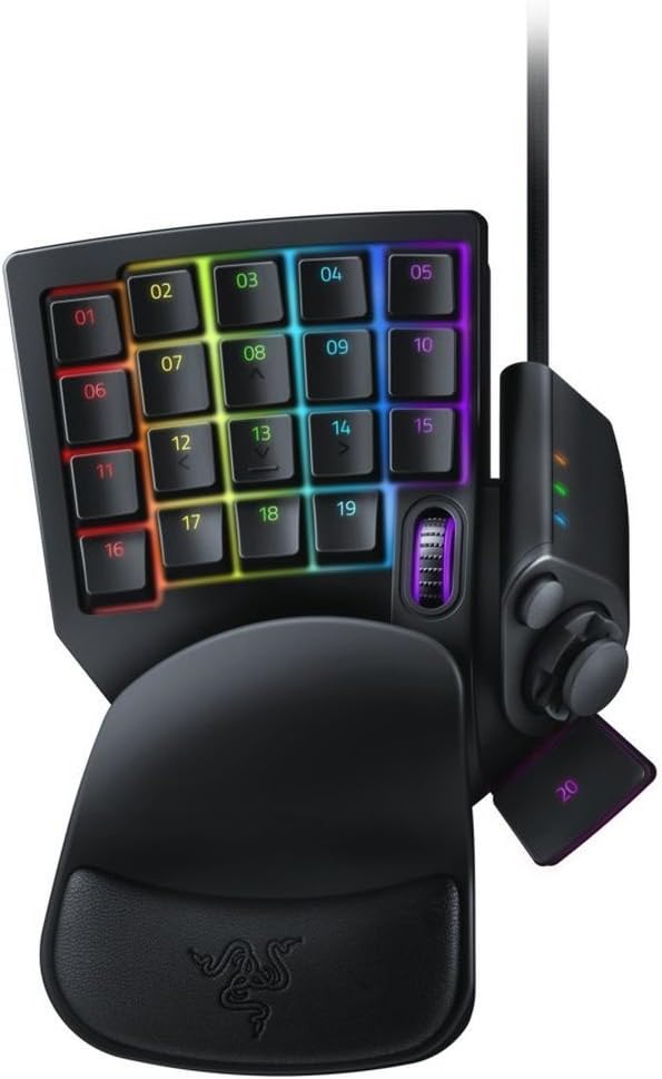 Razer Tartarus V2 Mecha-Membrane Gaming Keypad – 32 Programmable Keys, Chroma RGB, Ergonomic Design 1